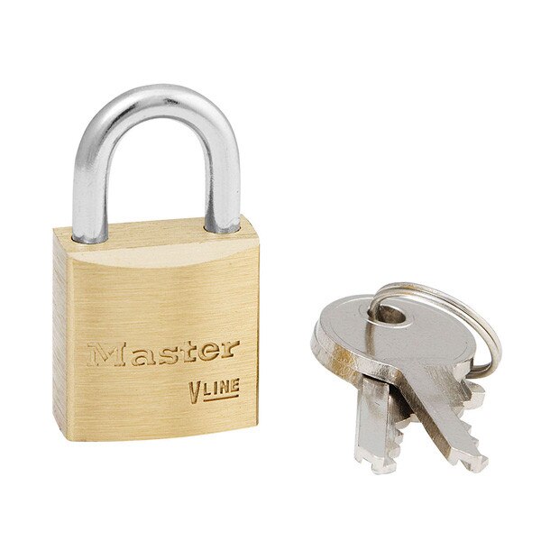 Solid Brass Padlock with 2 Keys